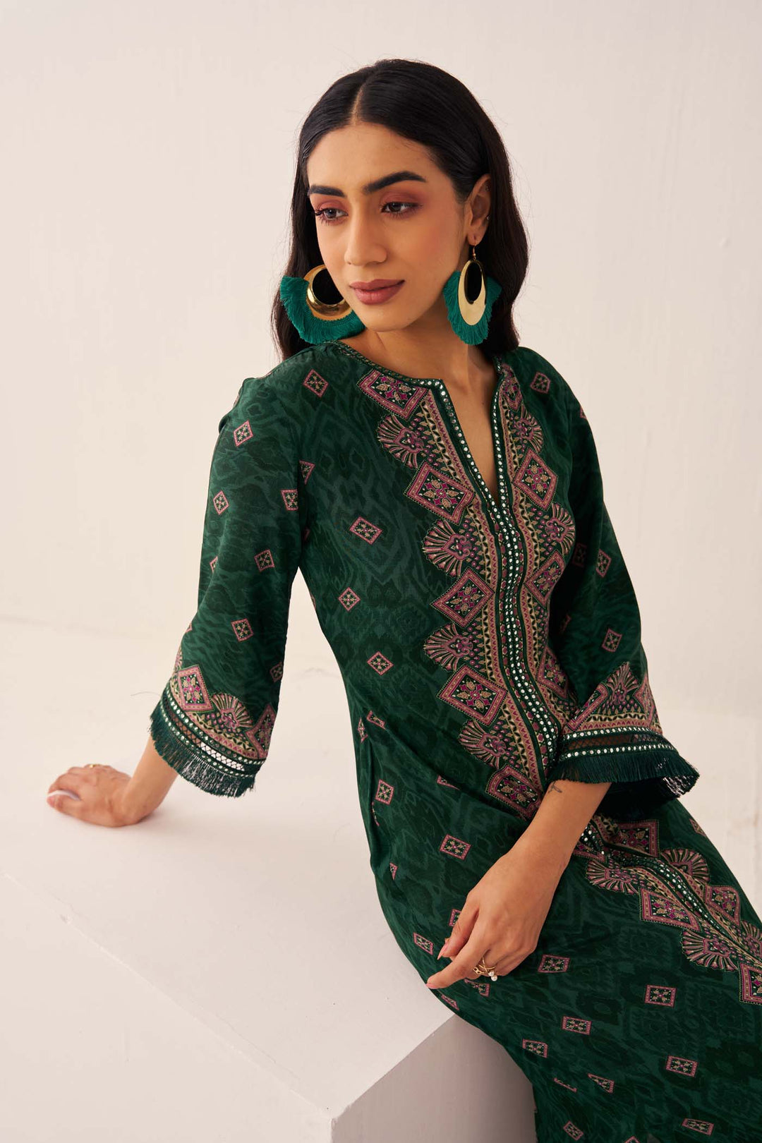 Green Kaleido Dress