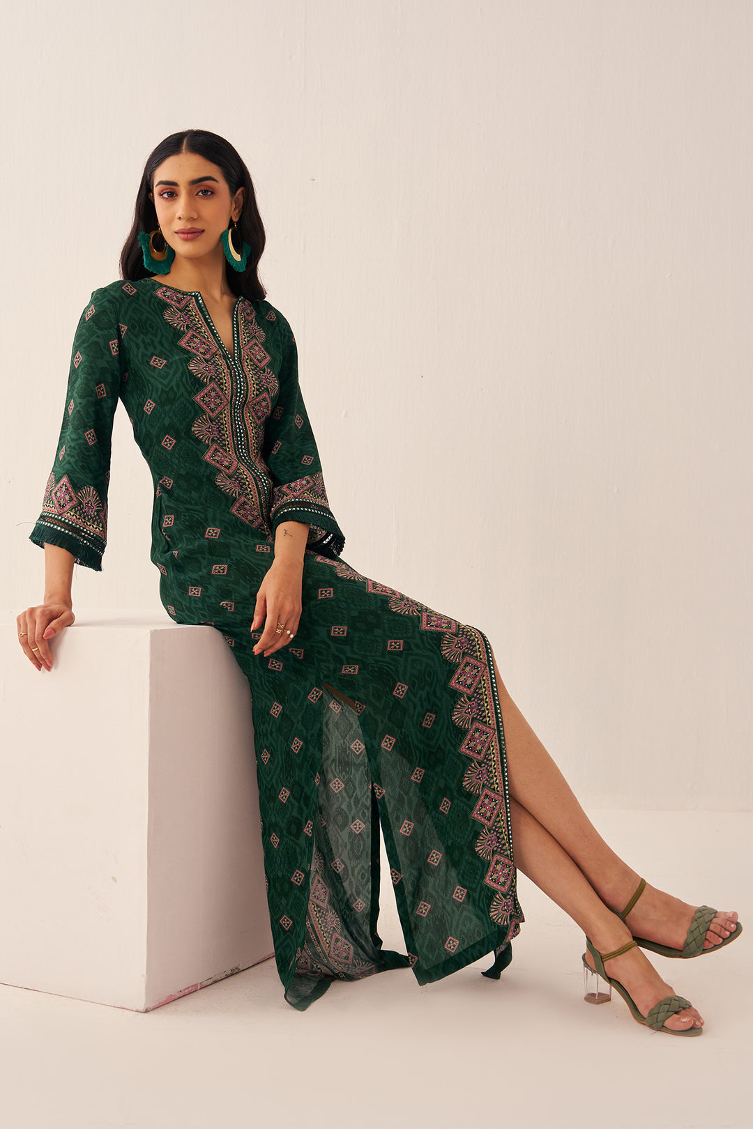 Green Kaleido Dress