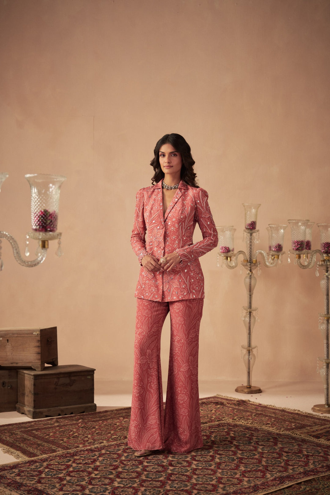 Coral Meadow Pantsuit