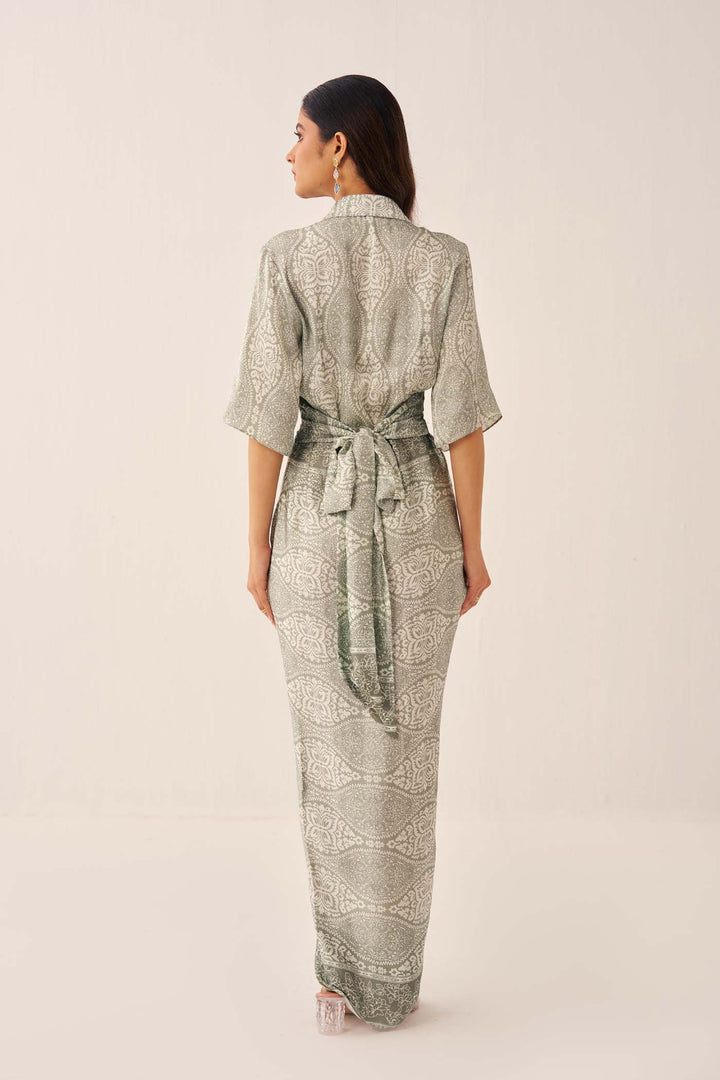 Ice Green Oasis Shirt Dress