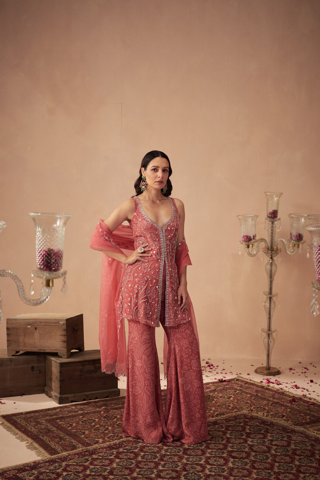 Coral Meadow Tunic Set