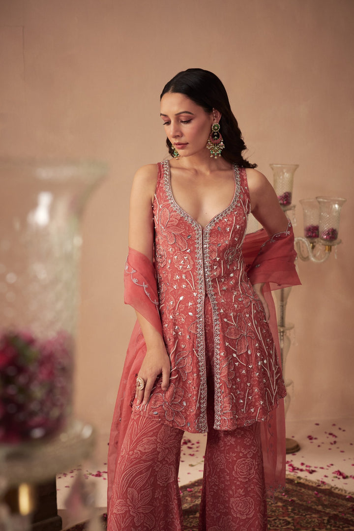 Coral Meadow Tunic Set