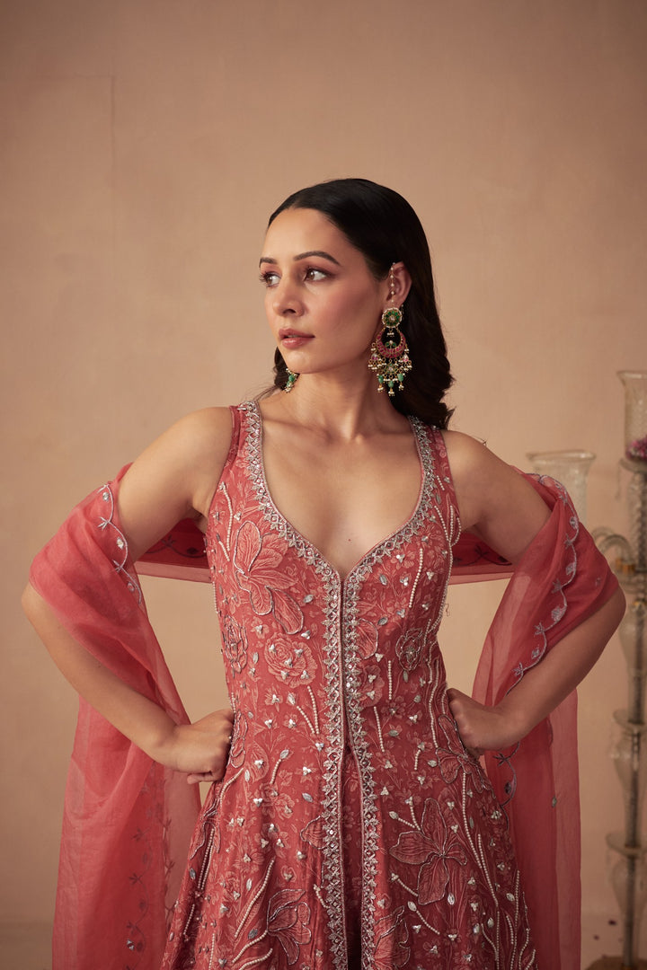 Coral Meadow Tunic Set