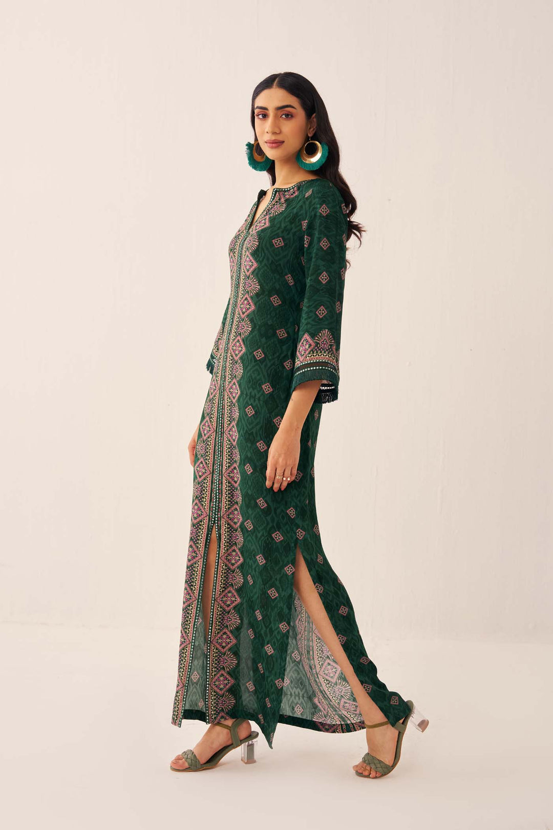 Green Kaleido Dress