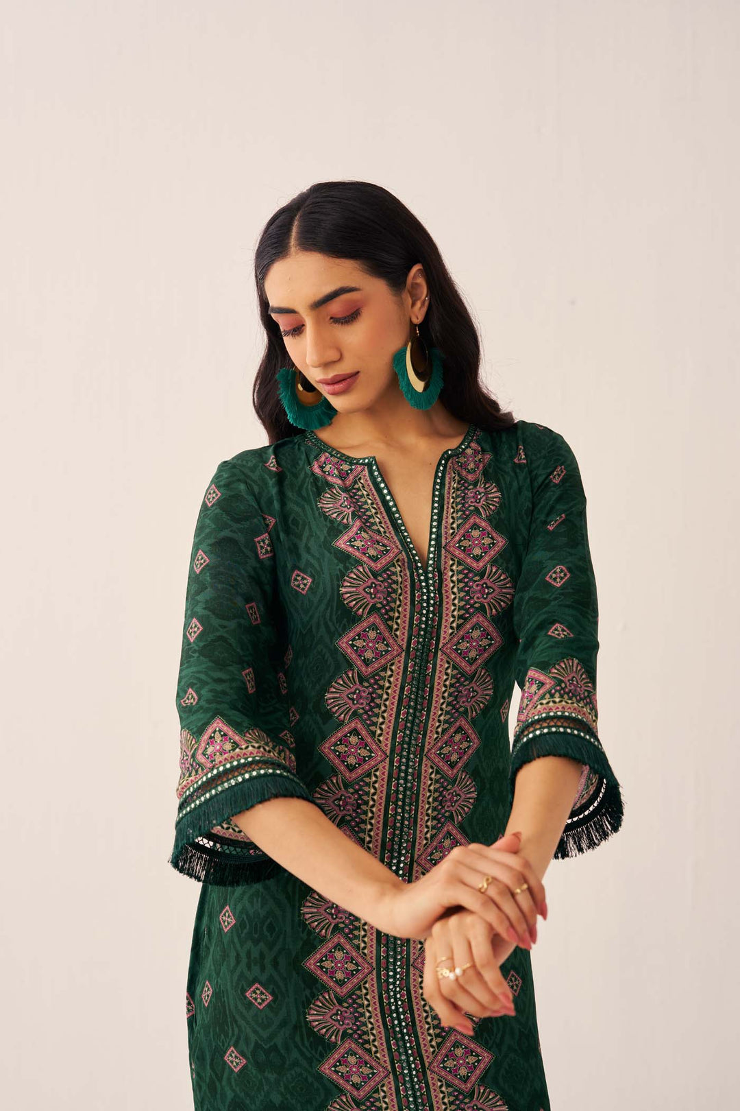 Green Kaleido Dress