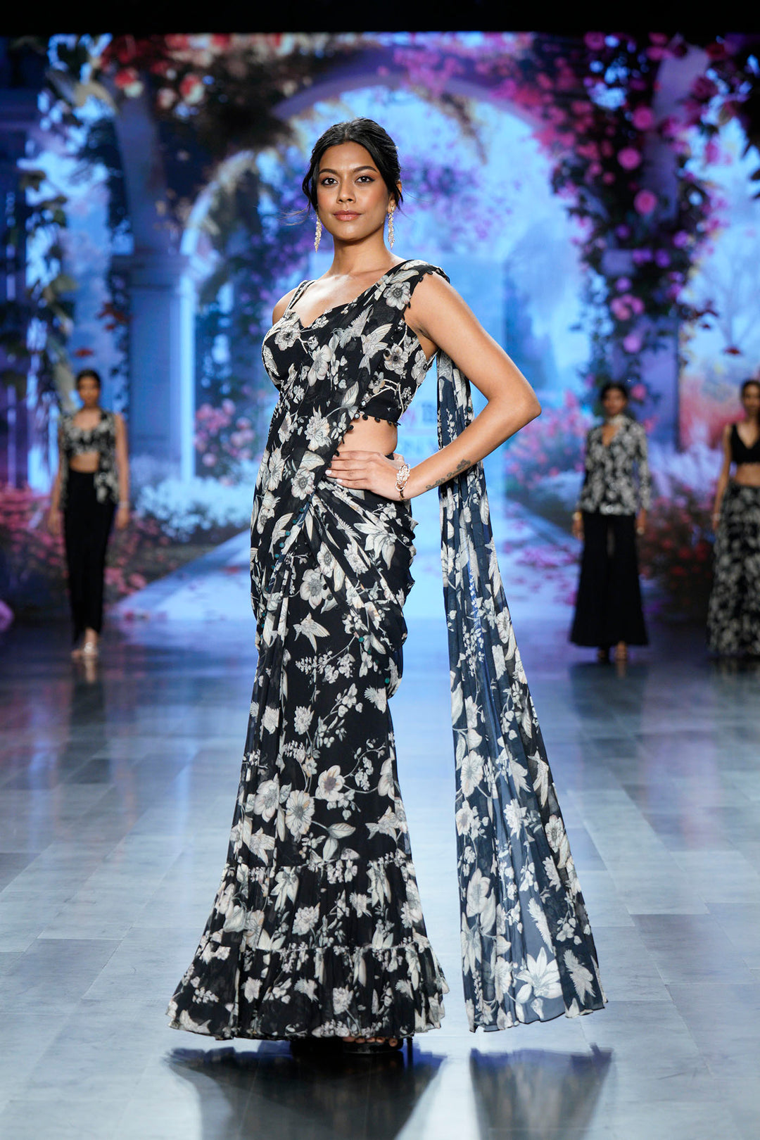 Black Eden Draped Saree