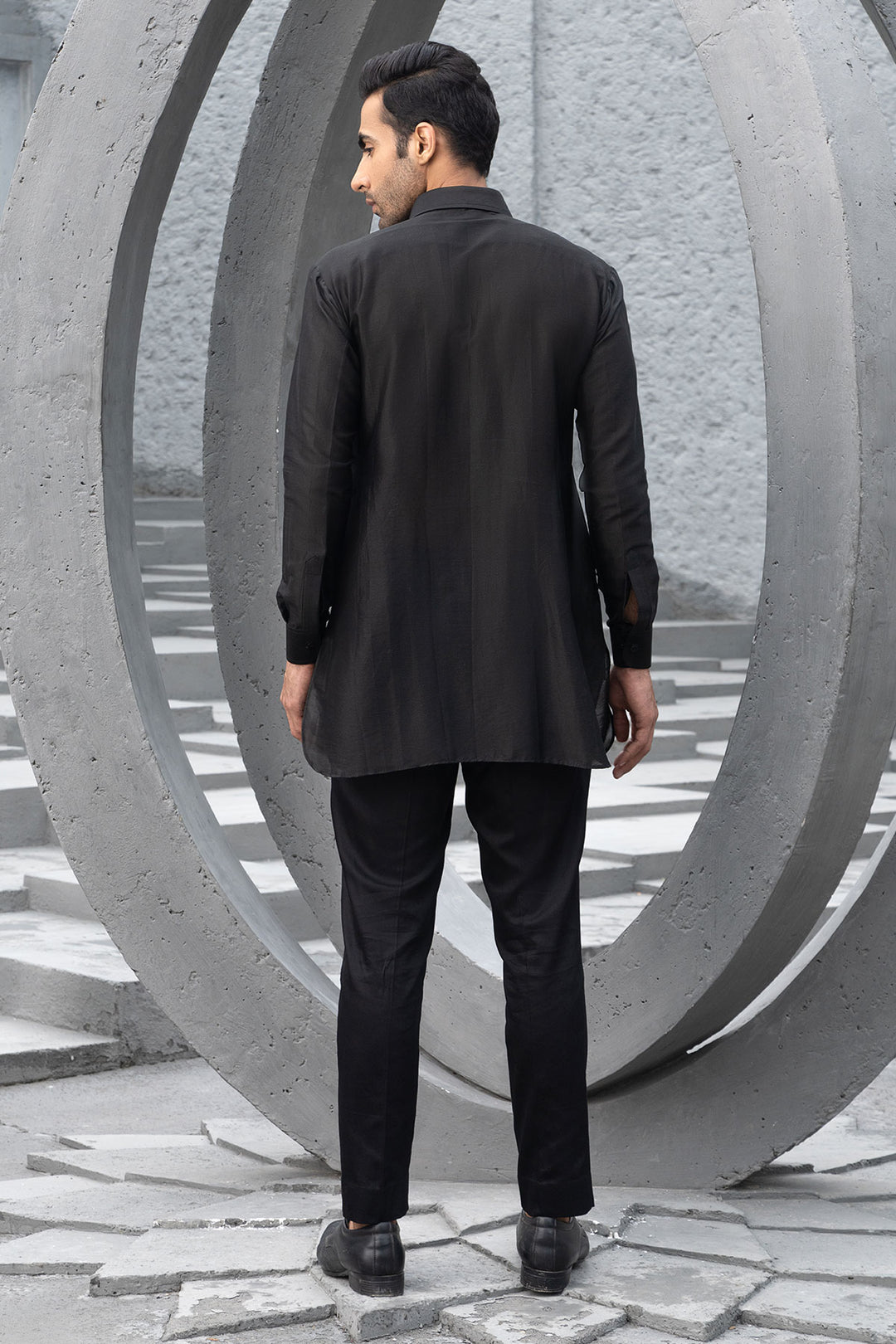 Black Kurta With Pants