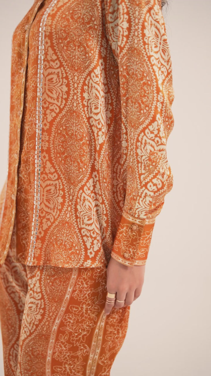 Orange Oasis Co-ord Set