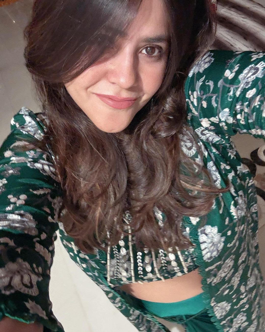 Director and producer Ekta kapoor in our cape set
