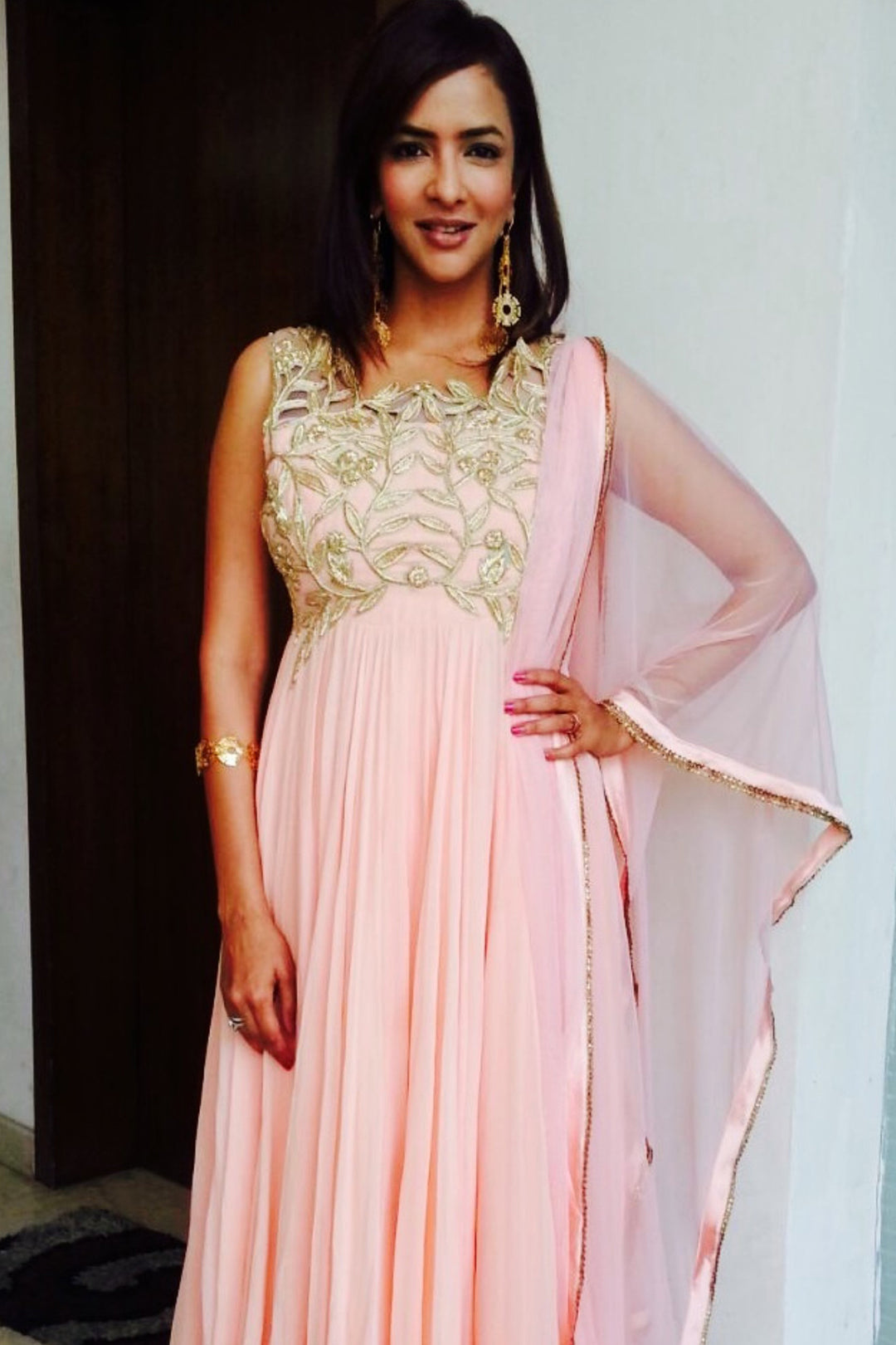 Actress Lakshmi Manchu In Our Anarkali Set