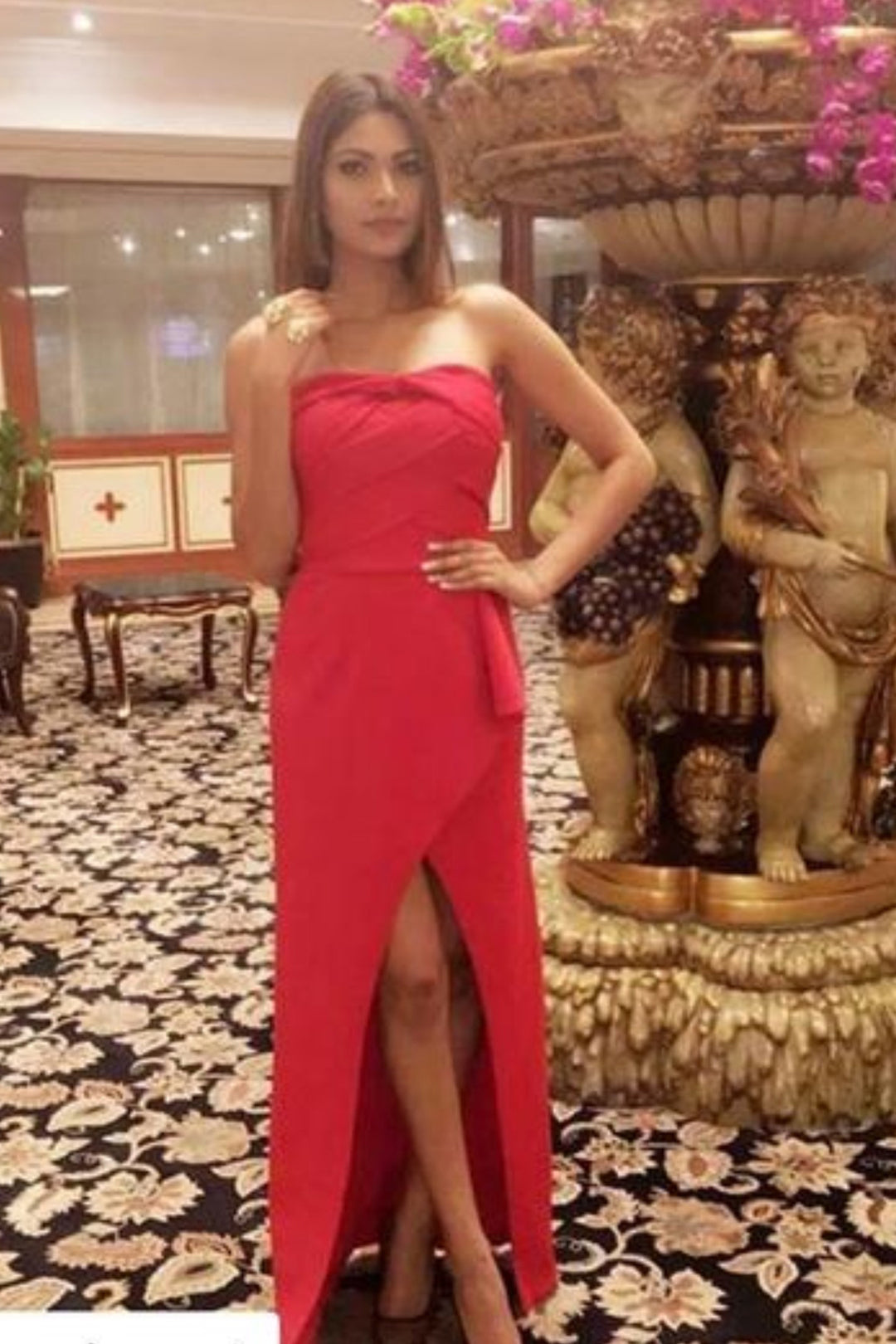 Actress Lopamudra Raut In Our Red Gown