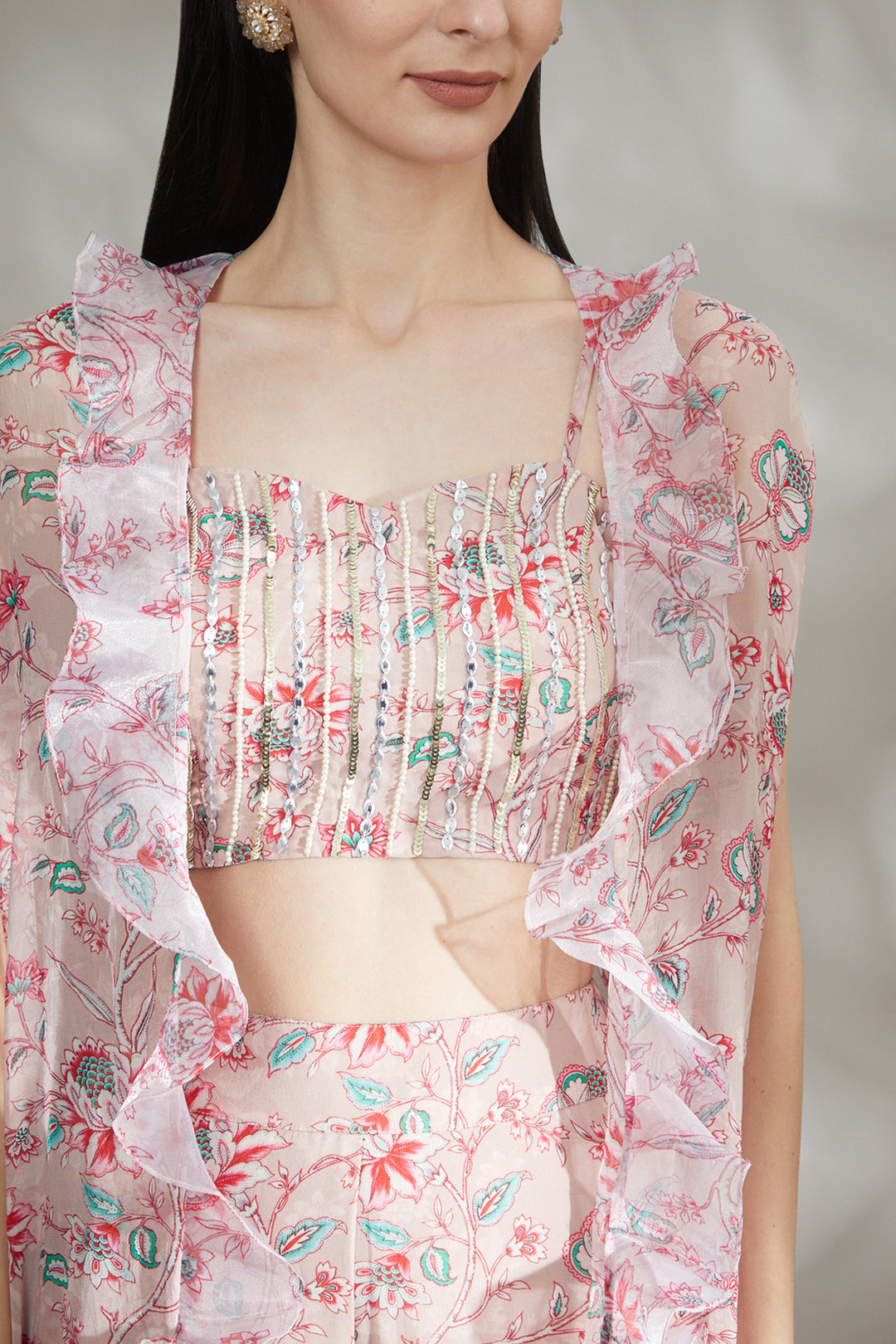 Cape With Palazzo and Inner
