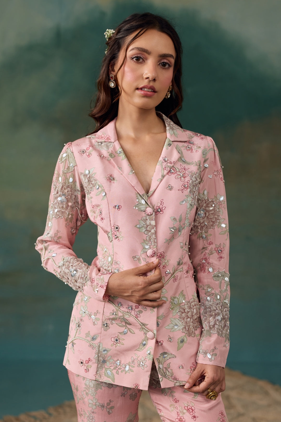 Blush Pink Tunic Set