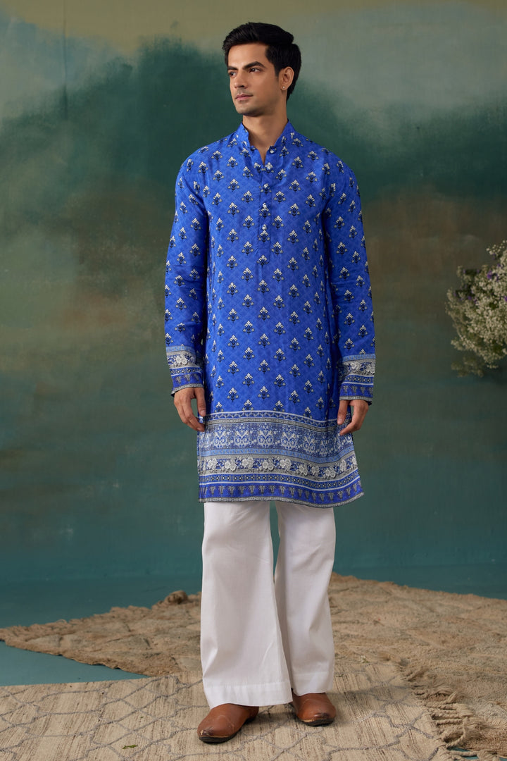 Royal Blue Kurta Set