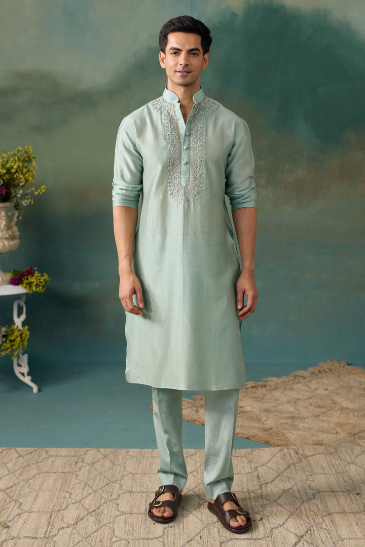 Aqua Kurta Set