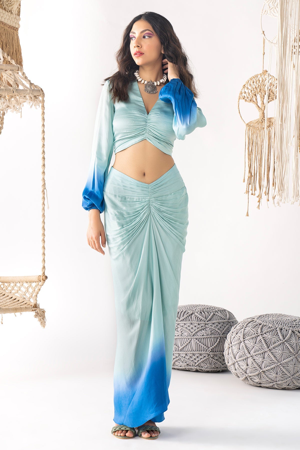 Ombre Skirt Set - RTS