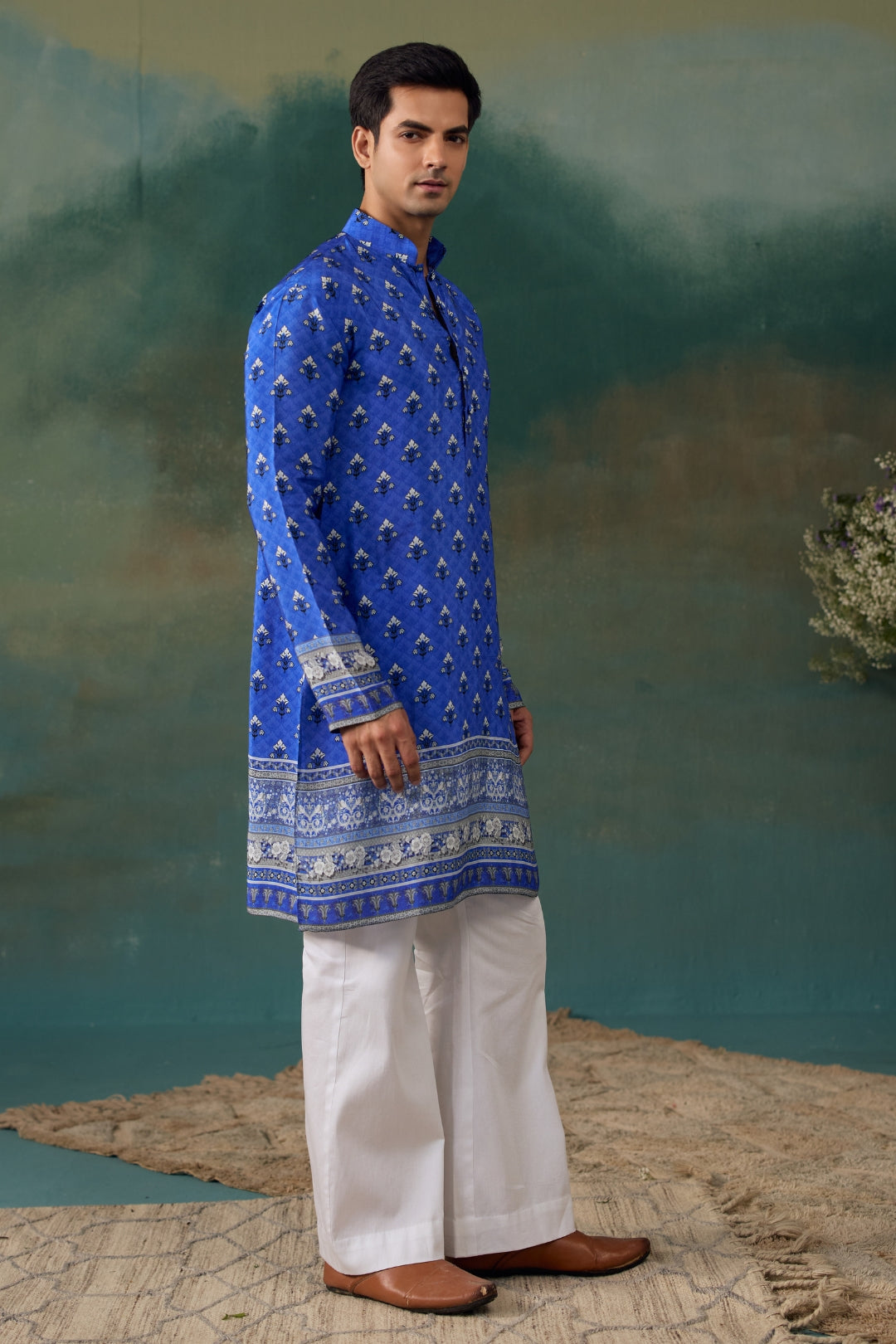 Royal Blue Kurta Set