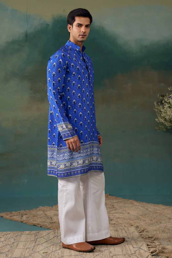 Royal Blue Kurta Set