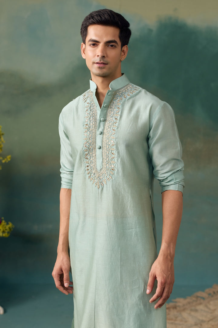 Aqua Kurta Set