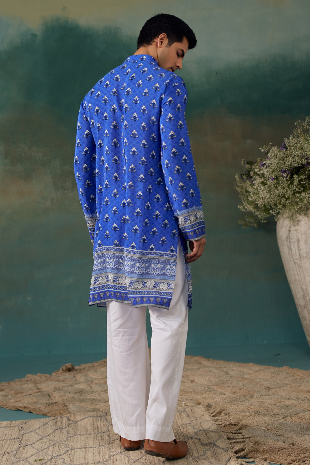 Royal Blue Kurta Set