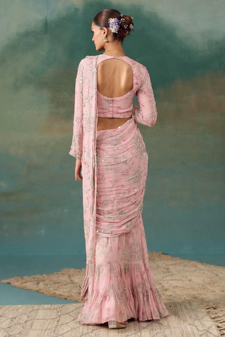 Blush Pink Saree