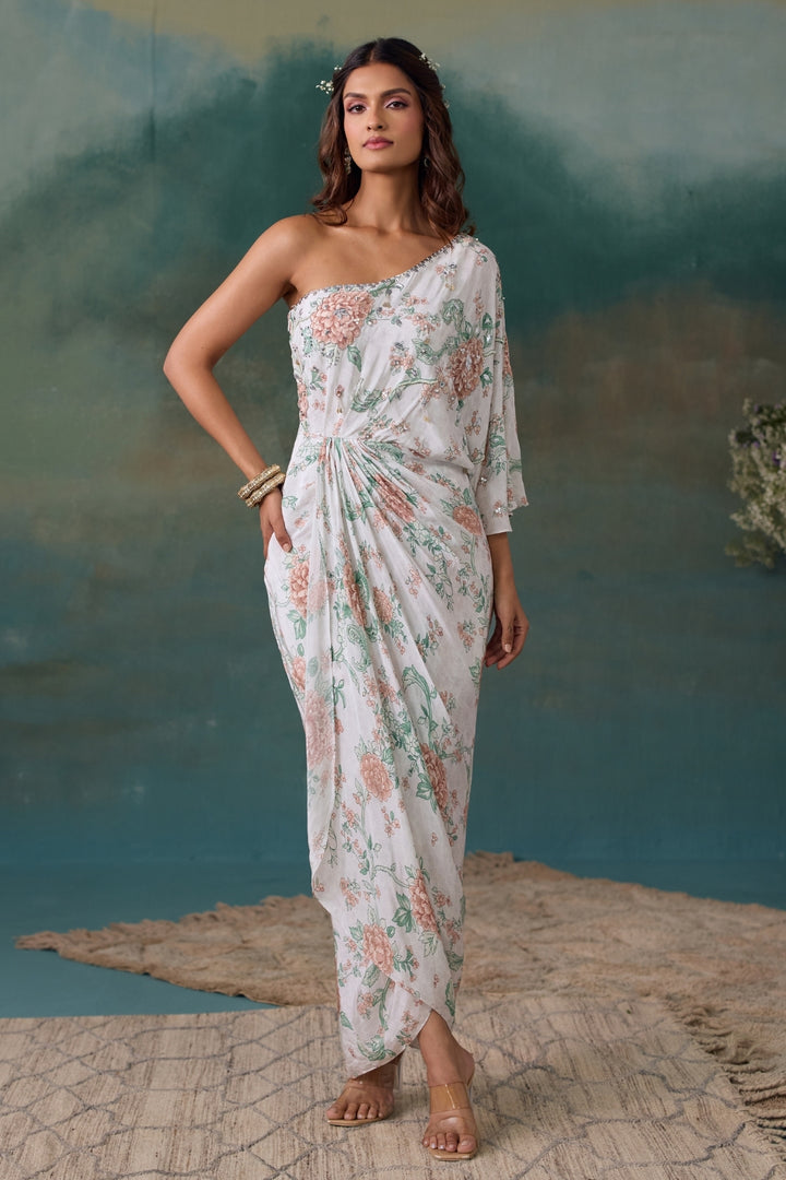 Pearl Roselle One shoulder Dress