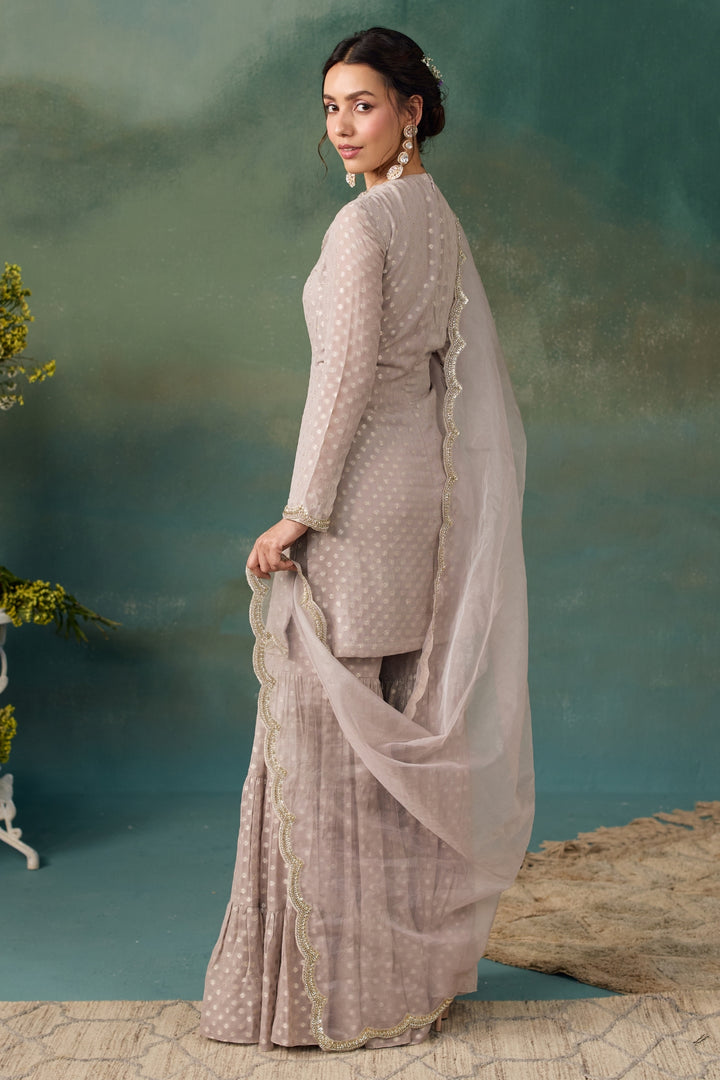 Grey Sharara Set