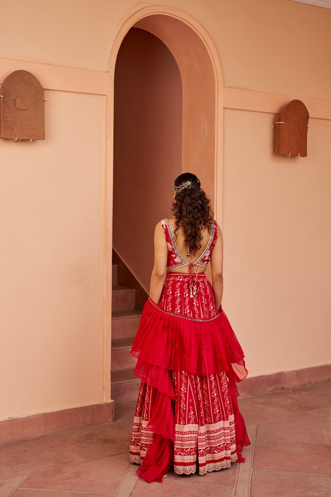 Red Lehenga Set