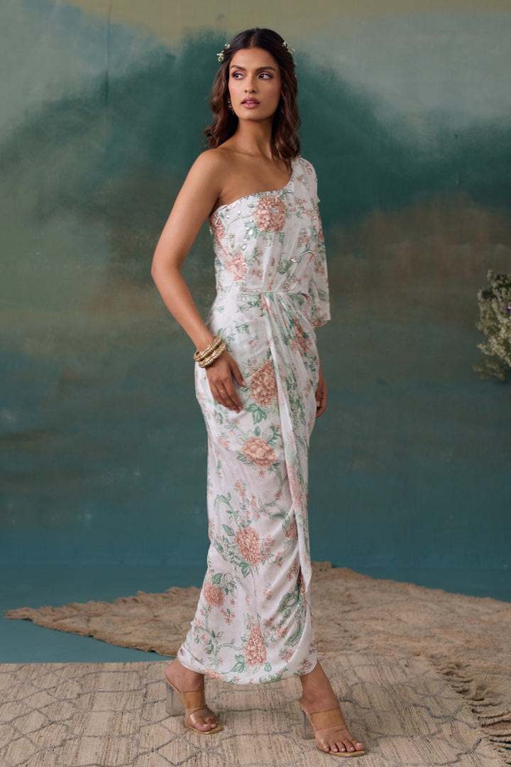 Pearl Roselle One shoulder Dress
