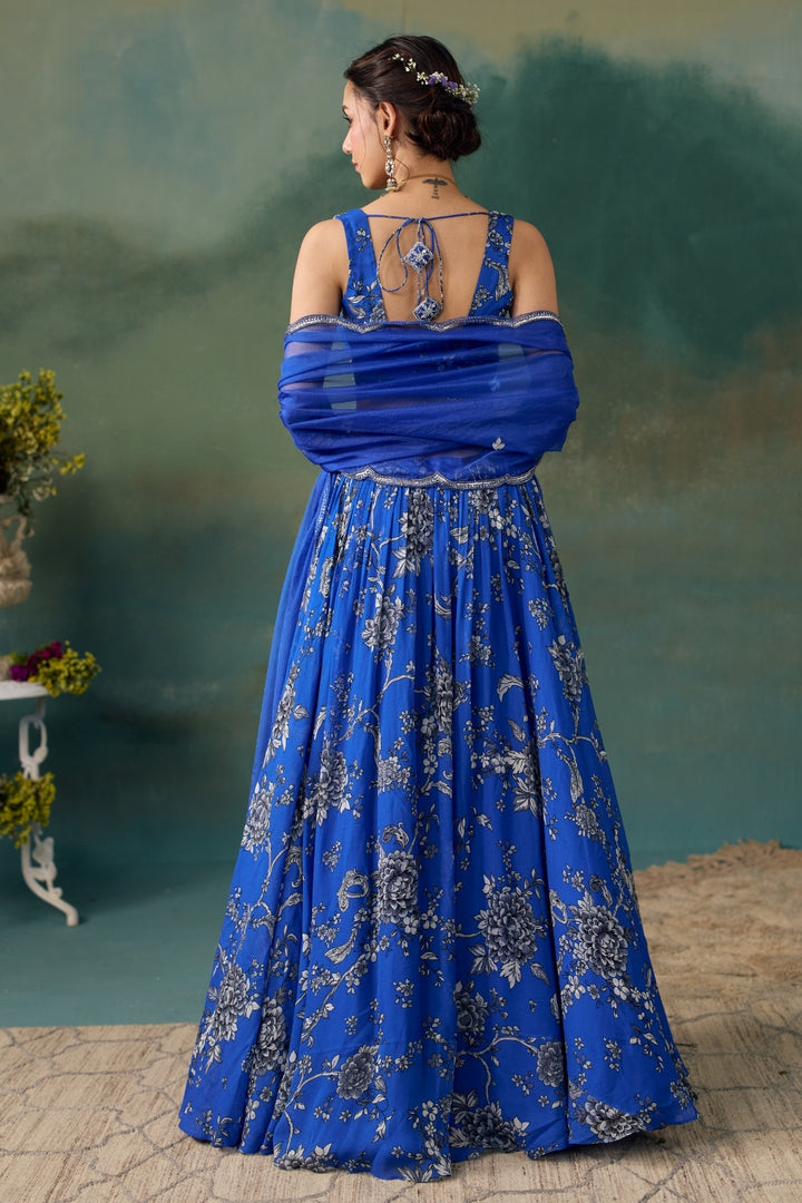 Royal Blue Lehenga Set