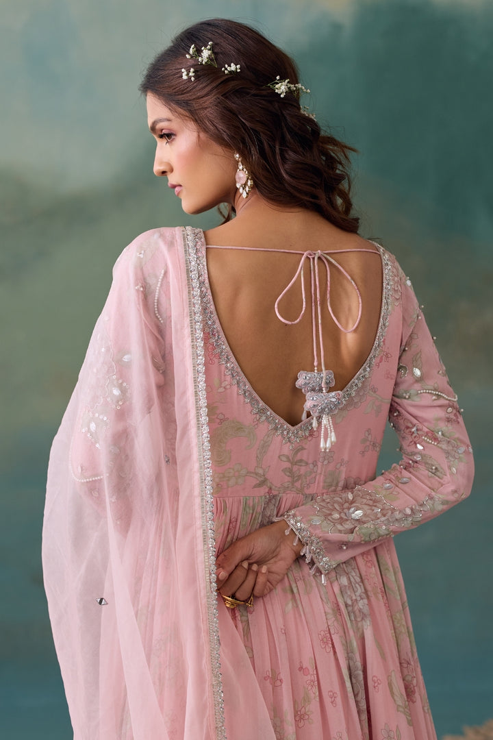 Blush Pink Anarkali Set