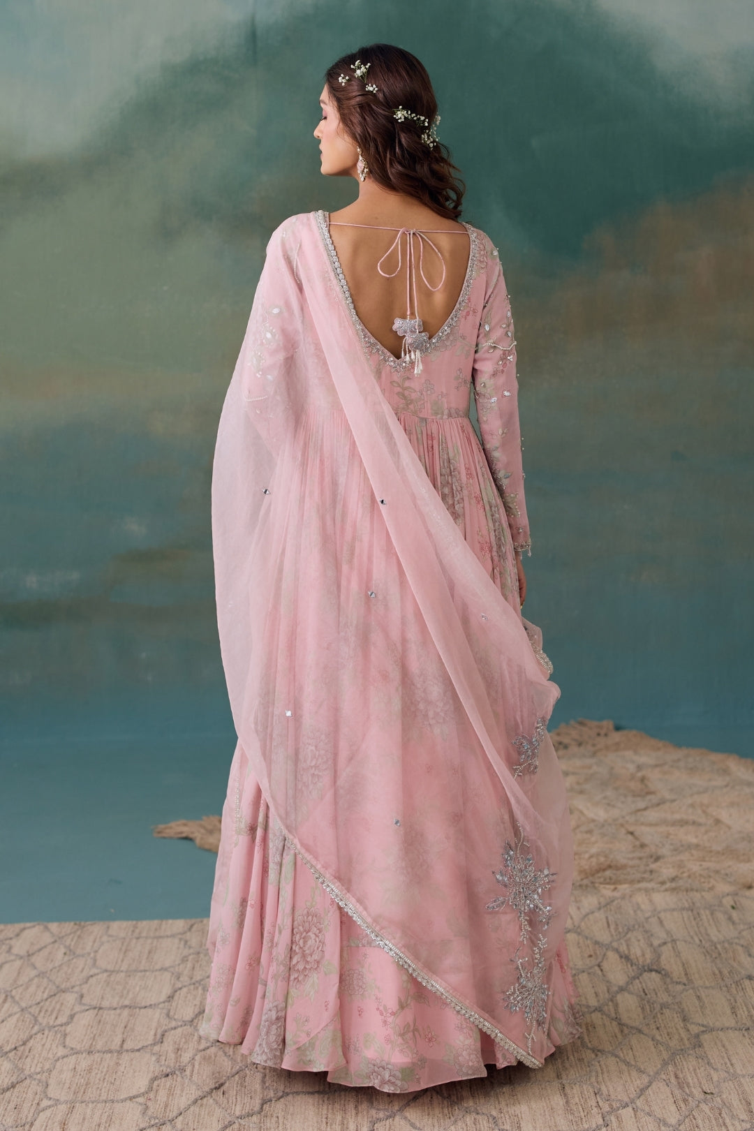 Blush Pink Anarkali Set