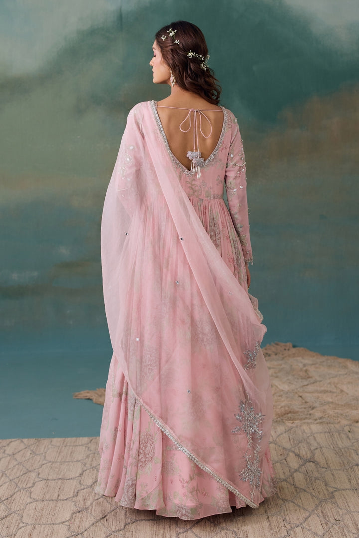 Blush Pink Anarkali Set