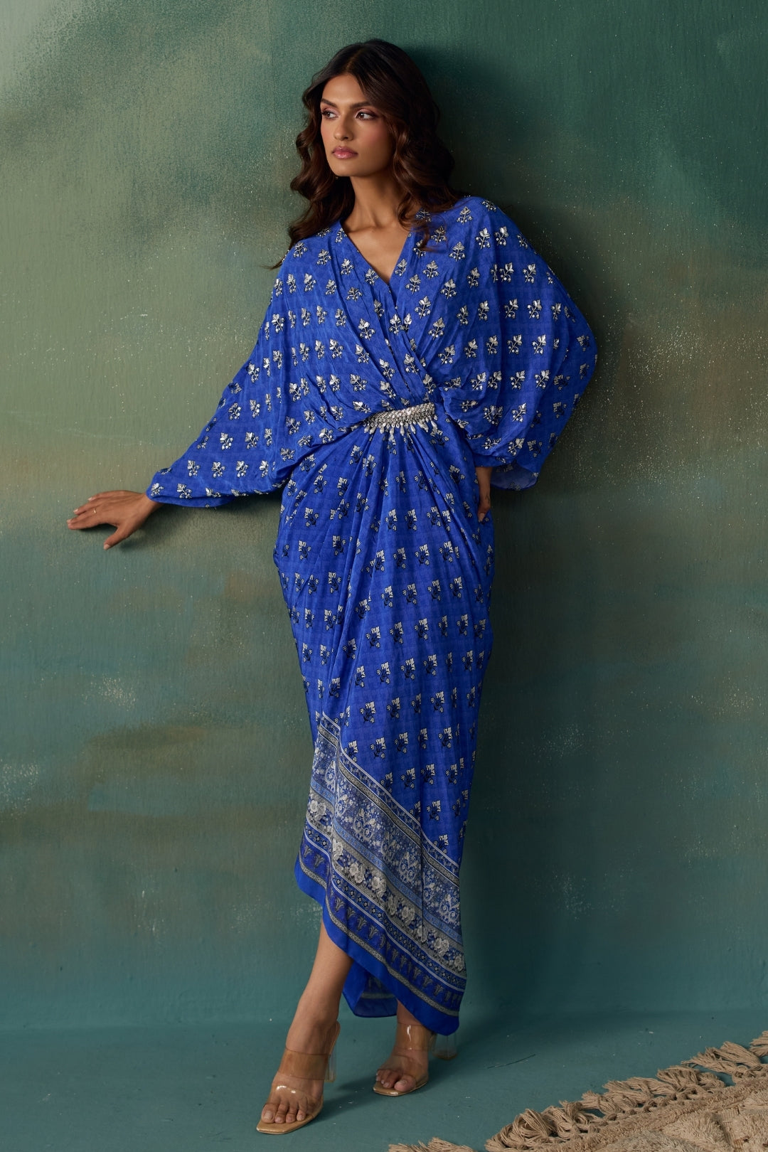 Royal Blue Kaftan Dress