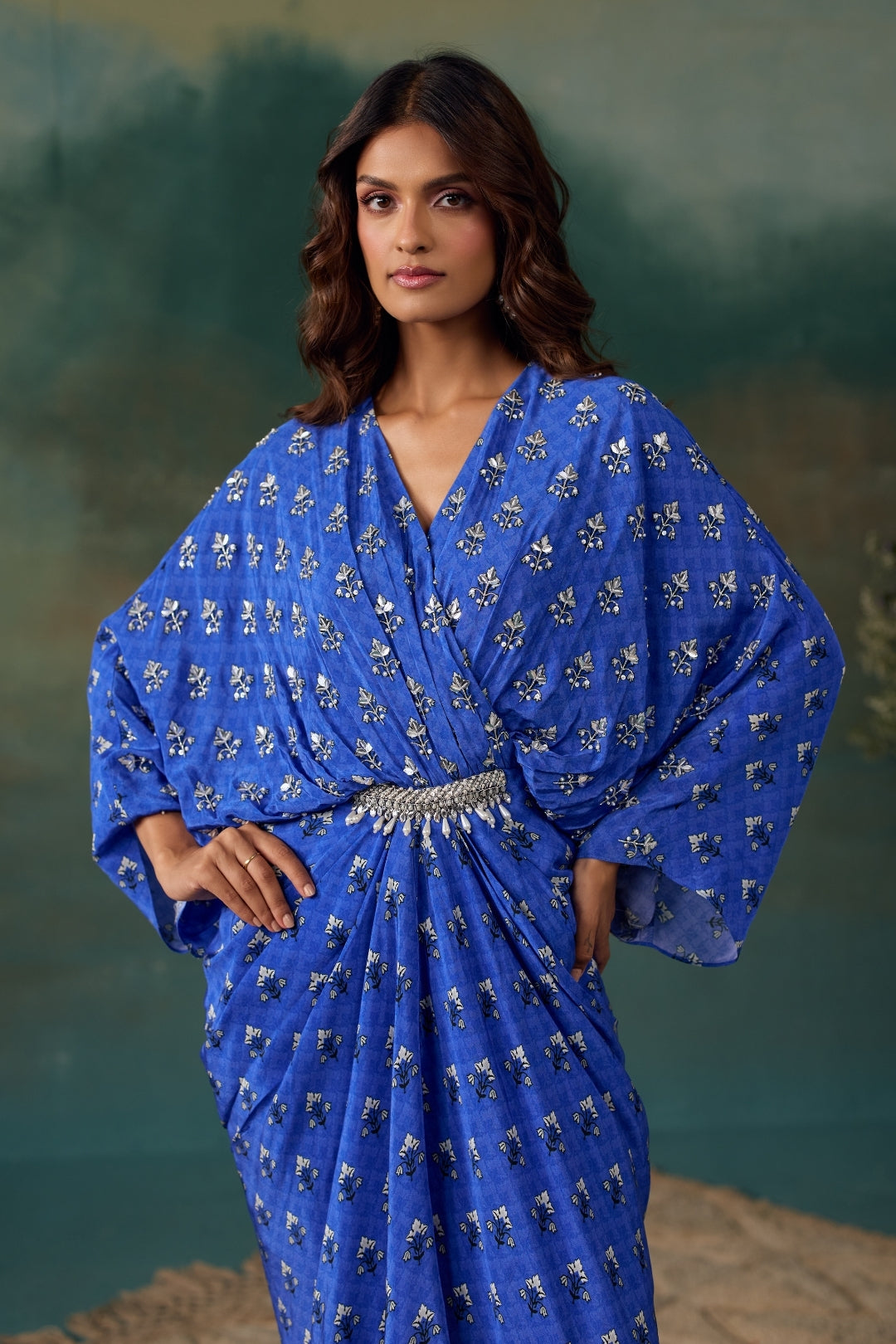 Royal Blue Kaftan Dress