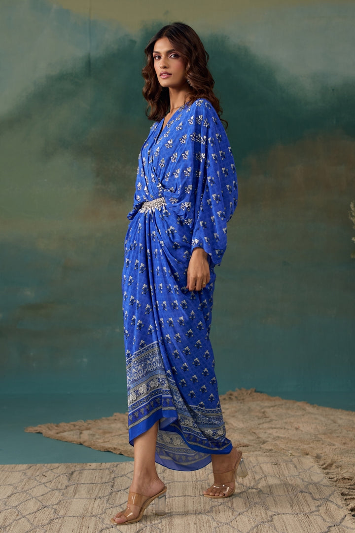 Royal Blue Kaftan Dress