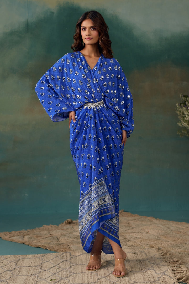 Royal Blue Kaftan Dress
