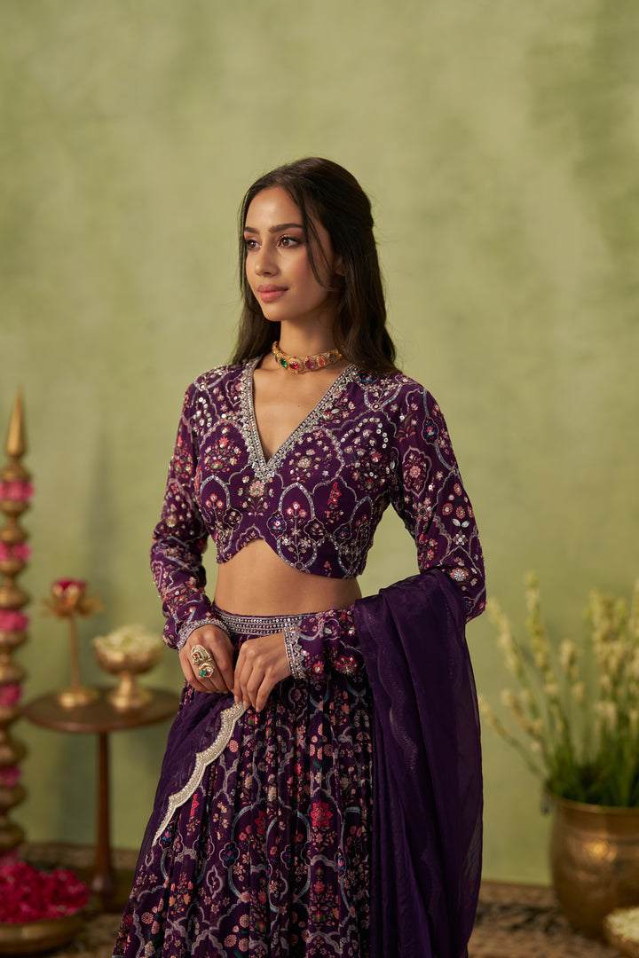 Jamuni Lehenga Set With Dupatta