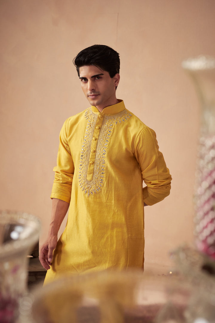 Yellow Kurta Set