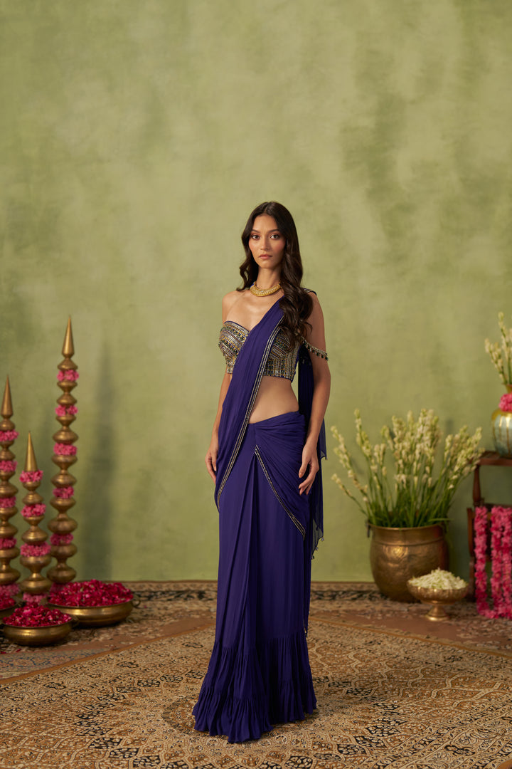 Neel Jamun Saree