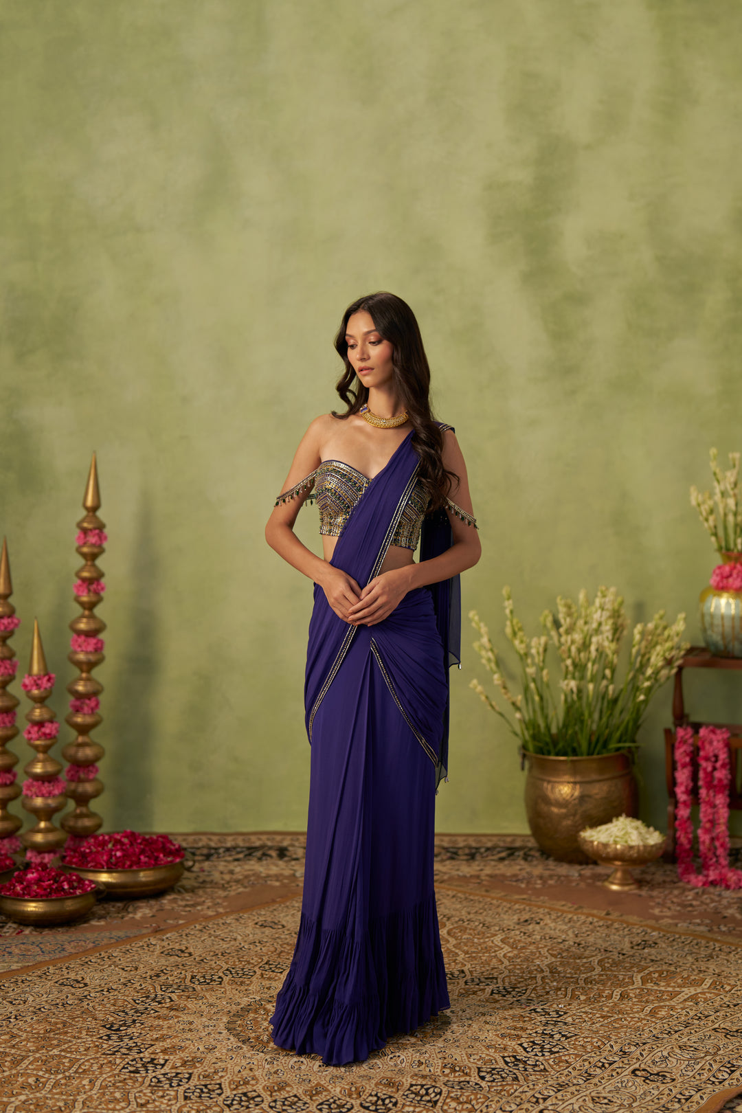 Neel Jamun Saree