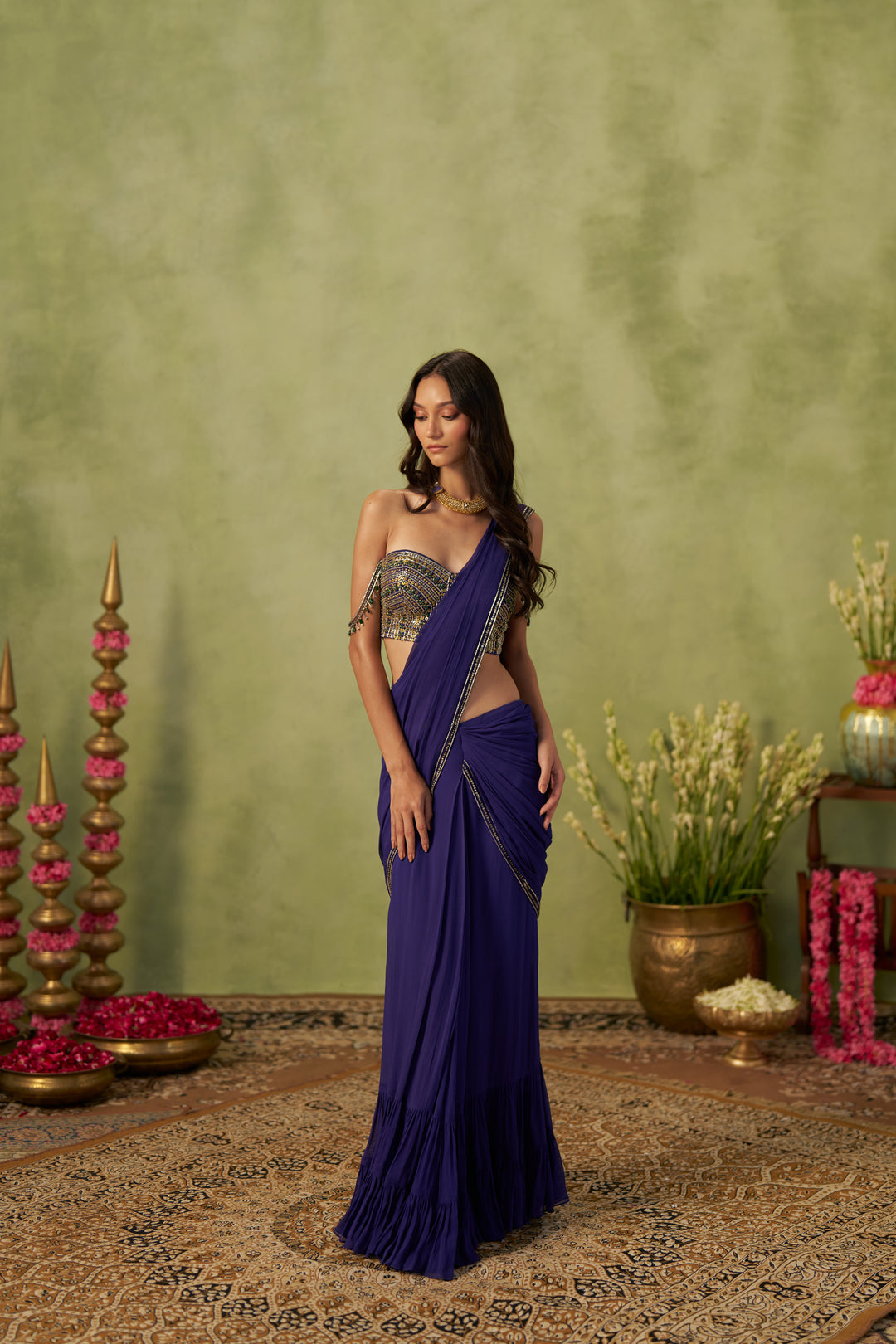Neel Jamun Saree