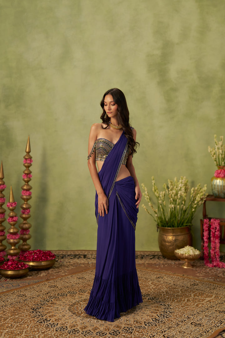 Neel Jamun Saree