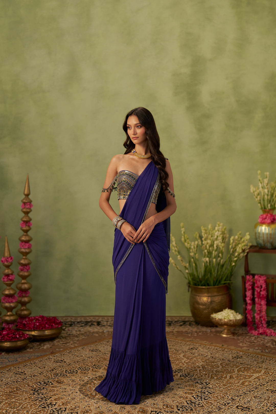 Neel Jamun Saree