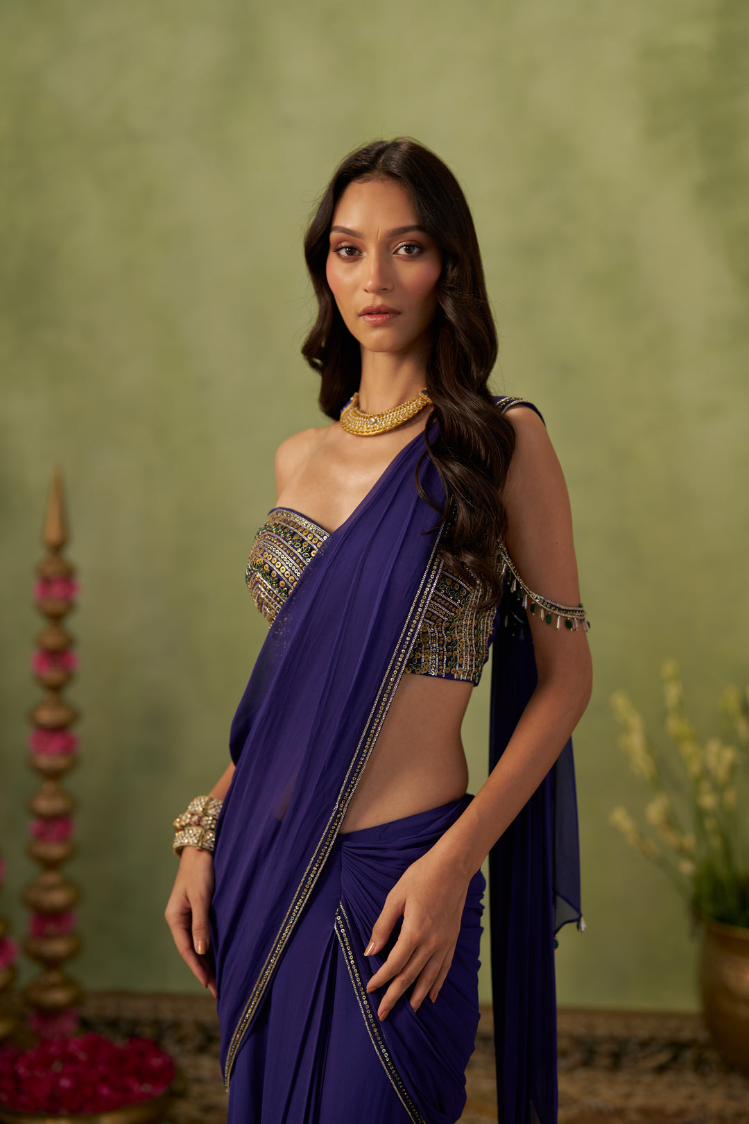 Neel Jamun Saree