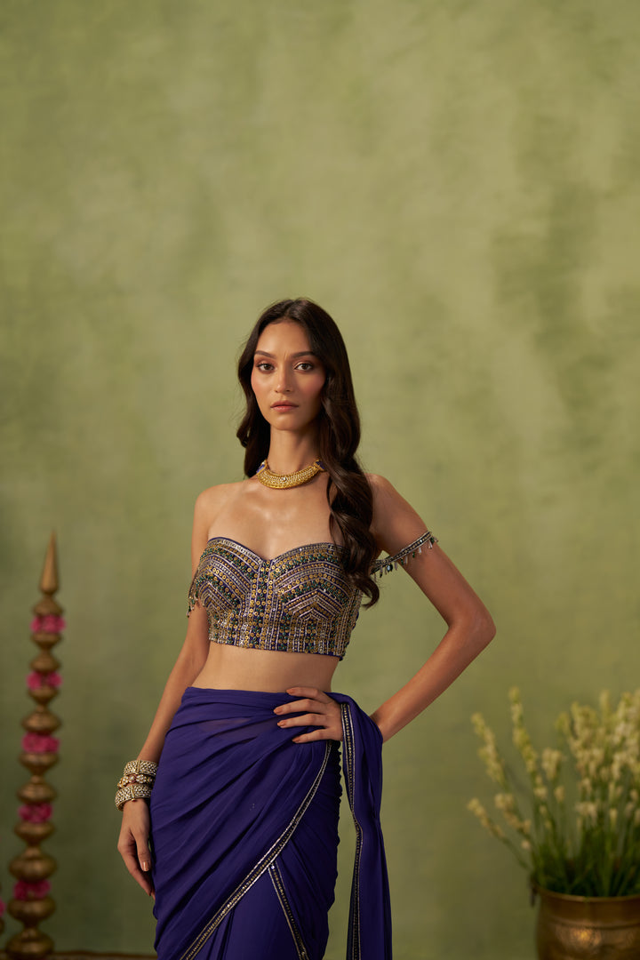 Neel Jamun Saree