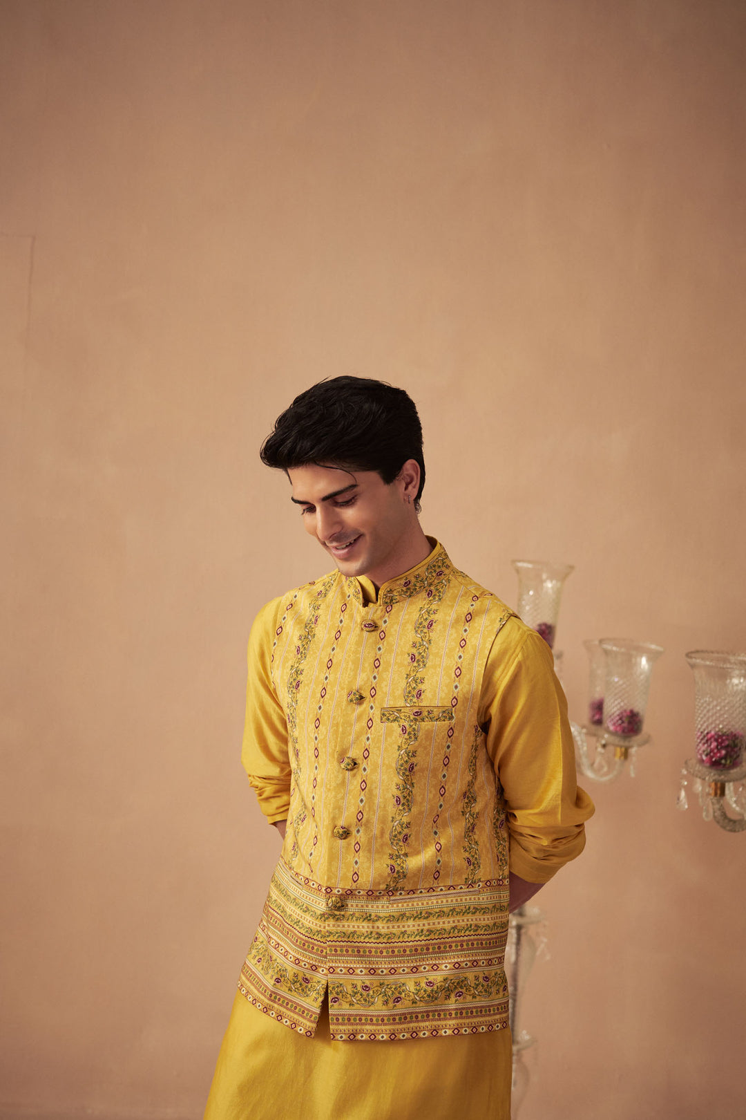 Yellow Vine Bundi Set