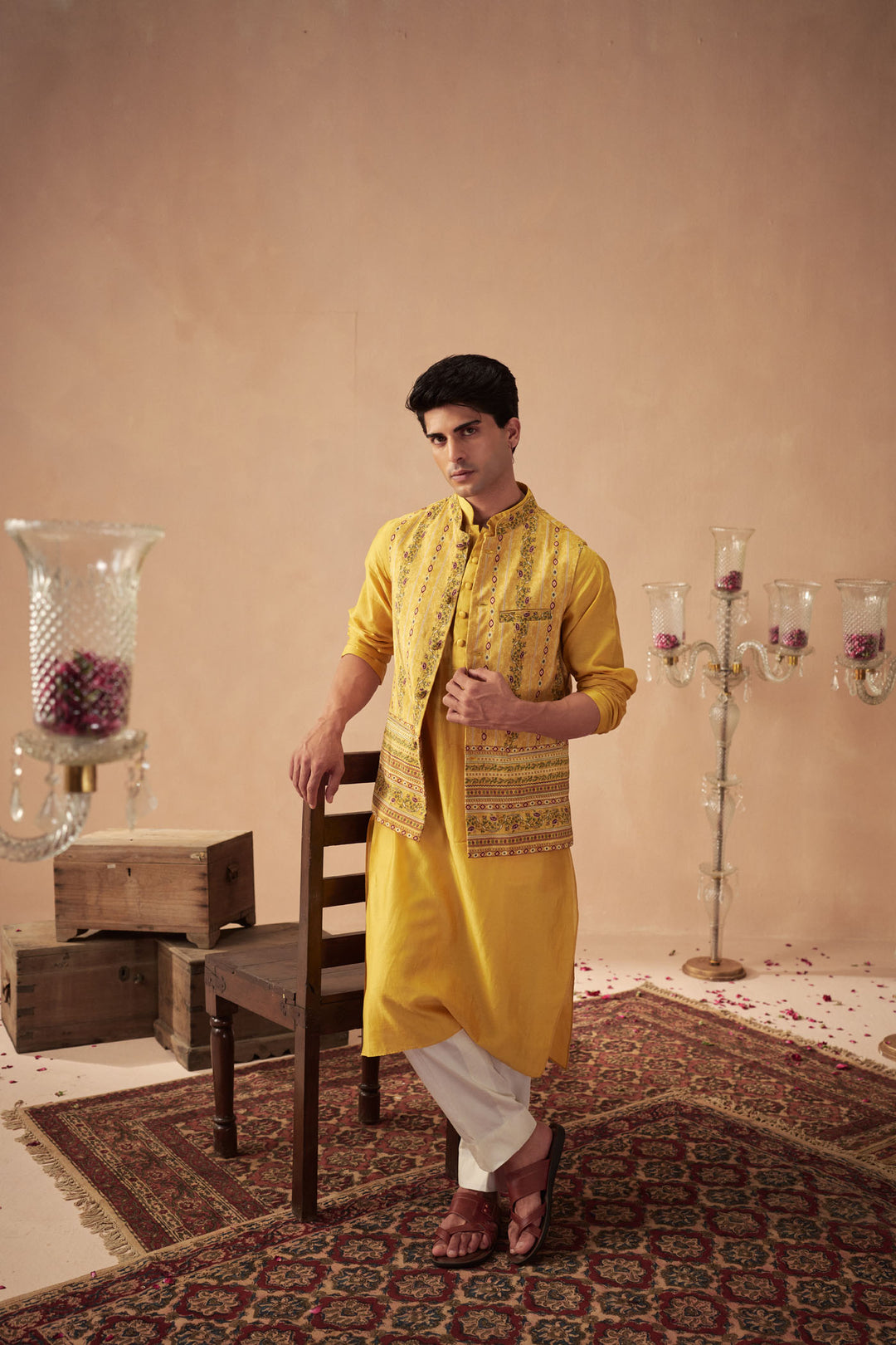 Yellow Vine Bundi Set