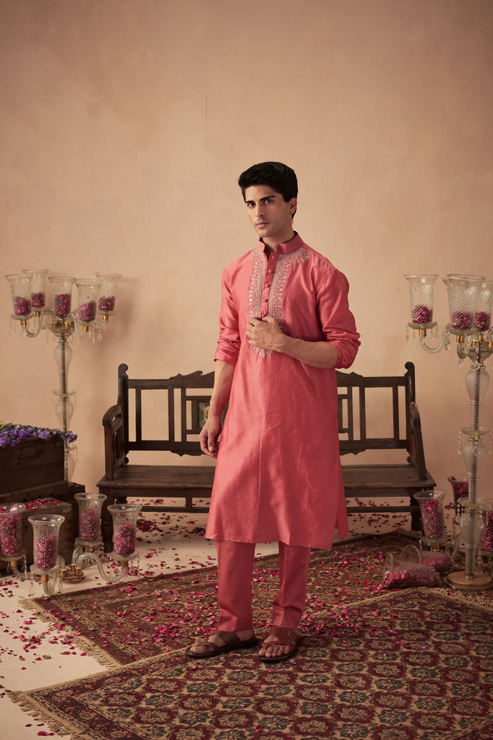 Coral Kurta Set