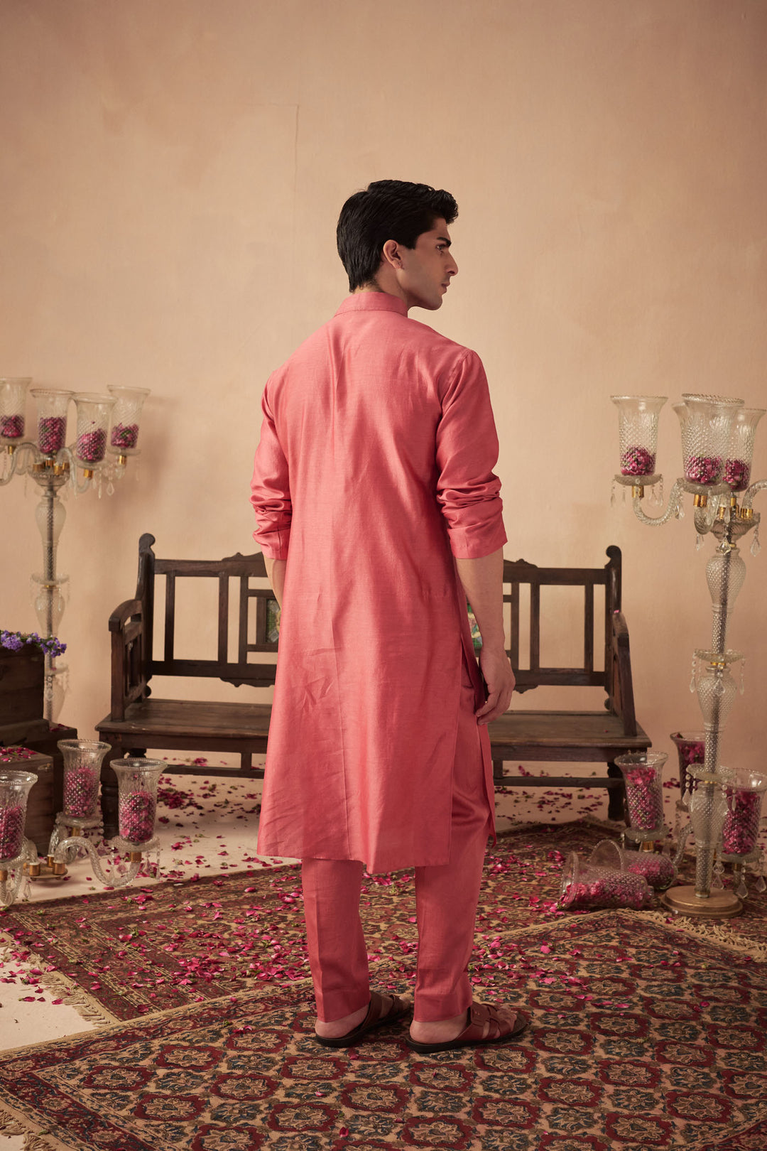 Coral Kurta Set